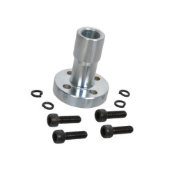 Kołnierz przyłączeniowy 30mm - 3/8"BSP, M6x20-4szt Oleo Tecnica
