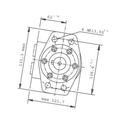 Silnik orbitalny SMH-200-4-B-D-GP
