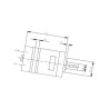 Silnik orbitalny  SMM 40 cm3/obr - przyłącze boczne