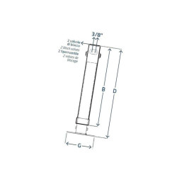 Siłownik hydrauliczny podwójne STR942 Simol STR942
