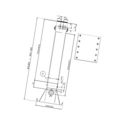Stopa podporowa, hydrauliczna STR1140BF1 Simol STR1140BF1