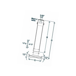 Stopa podporowa, hydrauliczna STR1150P Simol 8719493943559