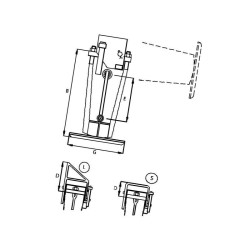 Stopka podporowa STRDN513L Simol STRDN513L