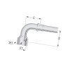 Końcówka 4SH-DN50-2.1/2" UNF-9 DKJH504090 Alfagomma DKJH504090