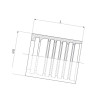 Tuleja wtłaczana Ø20x30mm DN8 SFD1SC08RVS Dicsa SFD1SC08RVS