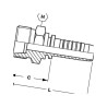 Końcówka DN13-M20x1,5-Ø13,25 PRF1320 Alfagomma 8716106786527