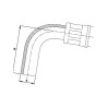 Końcówka wtłaczana kątowa typ LT 90° DIN 2352, 6 mm