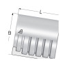 Tuleja wtłaczana Ø32x30.5mm DN SFAD116 Alfagomma SFAD116