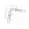 Złączka do węża DN08-13 mm 90° WEO147140605 Cejn 7391390119452
