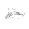 Złączka do węża DN06-13 mm 45° WEO147120604 Cejn 7391390119360