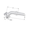 Końcówka DN40-M52x2.0-42L-45° PGLO405245 Alfagomma PGLO405245