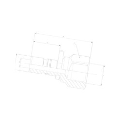 Złącze DN10 ø13 mm WEO 1/2 WEO147210608 Cejn 7391390268365