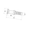 Armatura wtłaczana DN16+31,8 kołnie 10GS8FLH Gates 5412571551662