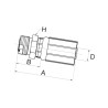 Armatura wtłaczana DN8-11/16 ORFS 5G6MFFOR Gates 5414465569463