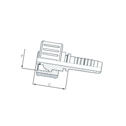 Armatura wtłaczana DN10/M22 V2 HD260203RVS Dicsa HD260203RVS