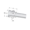 Końcówka DN16-M30x1,5-Ø21,25 PRF1630 Alfagomma 8716106786619