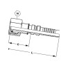 Końcówka 4SH-DN50-M68x2,0 DKOSH5068 Alfagomma DKOSH5068