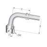 Końcówka DN20-1"3/16-UNF-90° PA201990 Alfagomma 8719493101430