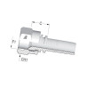 Końcówka DN06-1/2 UNF PA68 Alfagomma 8716106441051