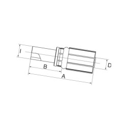 Armatura wtłaczana +tuleja DN8-8mm 5G8MSP Gates 5412571534580