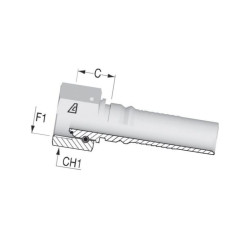 Końcówka 4SH-DN50-2" BSP DKRH5032 Alfagomma DKRH5032