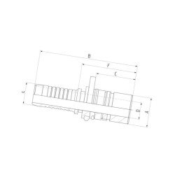 Końcówka DN20-Ø23mm + O-ring WEO147161222 Cejn 7391390229182
