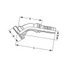 Końcówka DN40-Ø60,3 mm-22° PFL402422 Alfagomma PFL402422