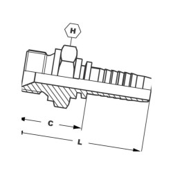 Armatura wtłaczana DN10-1/8BSP
