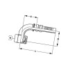 Końcówka 4SH-DN32-30S-M42x2,0- DKOSH324290 Alfagomma DKOSH324290