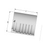 Tuleja wtłaczana Ø29x30.5mm DN SFAD113 Alfagomma SFAD113