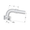 Końcówka DN20-M30x2,0-22L-90° PGLO203090 Alfagomma 8719493100938