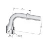 Końcówka DN16-7/8-UNF-90° PA161490L Alfagomma PA161490L