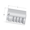 Tuleja wtłaczana Ø27x33.5mm DN SFASK113 Alfagomma SFASK113