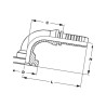 Końcówka DN40-Ø50.8mm 90° PFL402090 Alfagomma PFL402090