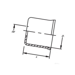 Tuleja wtłaczana do przewodu paliwa Ø9x17mm DN6.2 stal