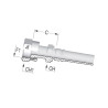 Końcówka 4SH-DN25-1.7/16" ORFS DAVH2523 Alfagomma DAVH2523