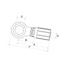 Armatura wtłaczana DN13-1/2BSP 8G8BSPBJ Gates 5412571534221
