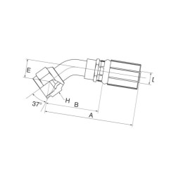 Armatura wtłaczana 45° DN13-3/4JIC 8G8FJX45S Gates 5414465832161