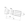 Armatura wtłaczana DN10-11/16 ORFS 6G6FFORX Gates 5414465892417