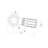 Armatura wtłaczana DN6-M14 uchw.pie 4G14DBJ Gates 5412571532425