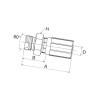 Armatura wtłaczana DN6-1/4 BSPP 4G4MBSPP Gates 5412571531084