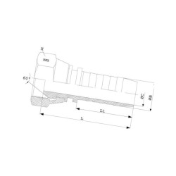 Końcówka 3/8 BSP V4A PF106RVS Dicsa 8432770130670