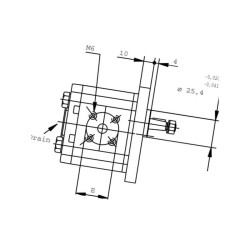 Pompa zębata Polaris grupa 1 - PLP103D081E1 Casappa 8716106960927