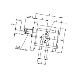 Pompa zębata Polaris 30 PLP3051D084E4 Casappa PLP3051D084E4