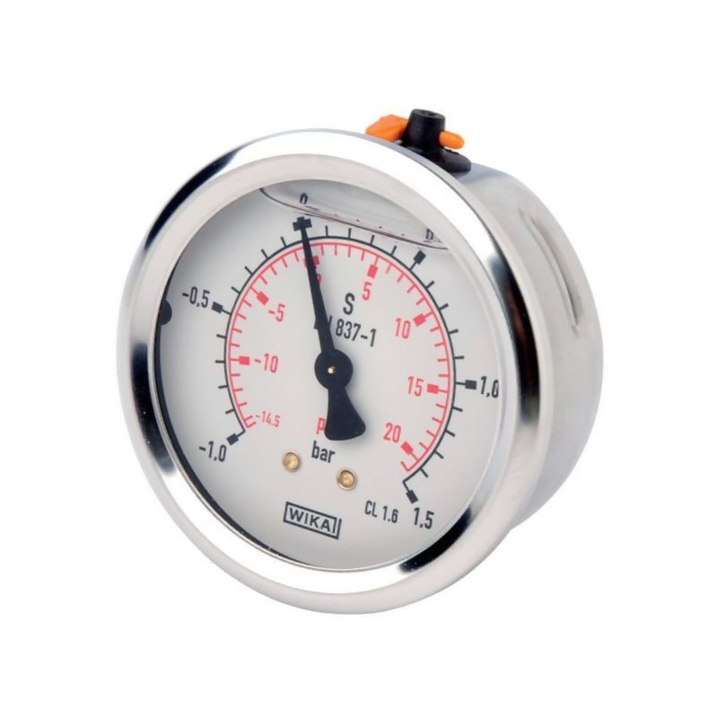 Manowakuometr, Ø63 mm, od -1 d B711WM0631015T WIKA 5700037978833