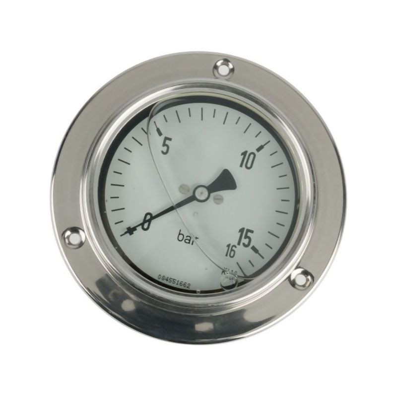 Manometr fi 100 0-16 bar, 1/2" - dół