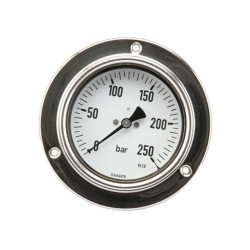 Manometr fi 100 0–250 bar, 1/2" - tył