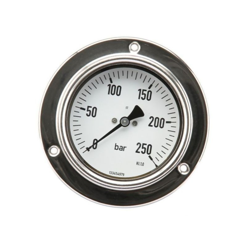 Manometr fi 100 0–250 bar, 1/2" - tył