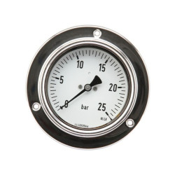 Manometr fi 100 0-25 bar, 1/2" - tył