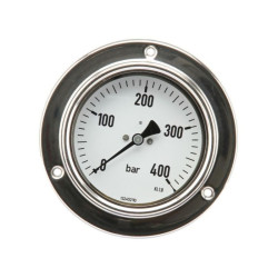 Manometr fi 100 0–400 bar, 1/2" - tył